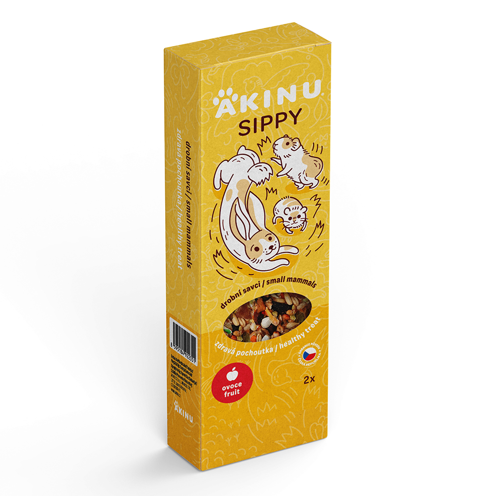 Sippy tyč pro hlodavce s ovocem 2ks Obrázek