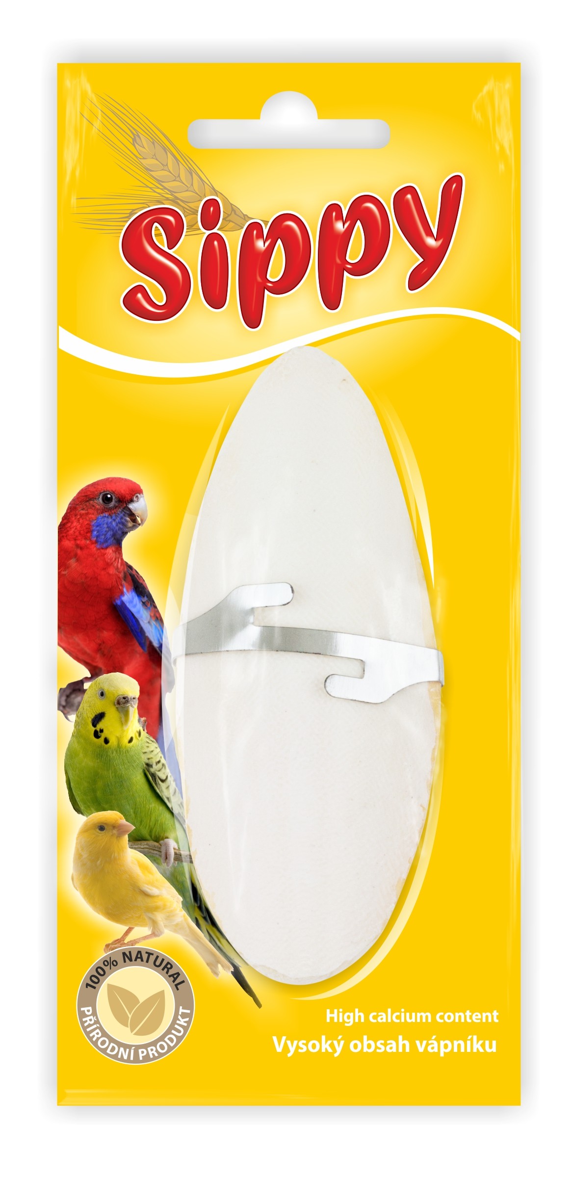 Akinu Sippy sépiová kost s držákem 1ks Obrázek