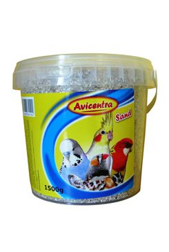 Avicentra písek pro ptáky s mušlemi - 1,5kg kyblík Obrázek