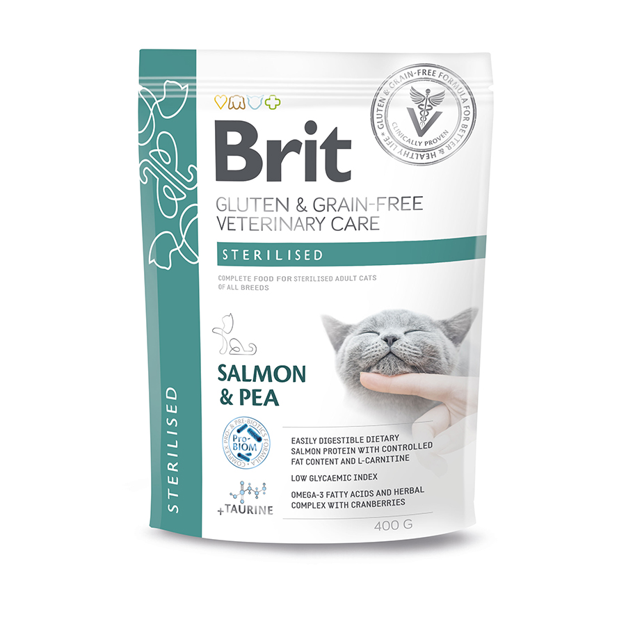 Brit VD Cat GF Care Sterilised 400g Obrázek