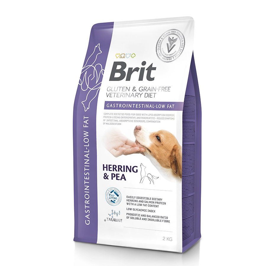 Brit VD Dog GF Gastrointestinal-Low fat 2kg Obrázek