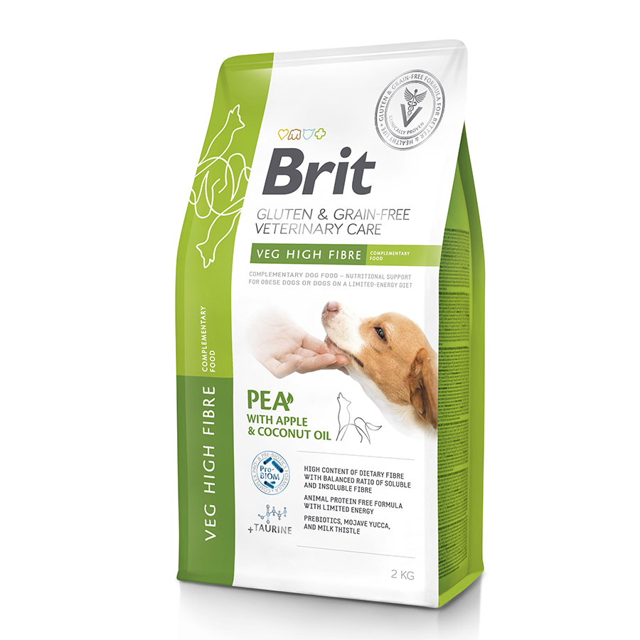 Brit VD Dog GF Veg High Fibre 2kg Obrázek