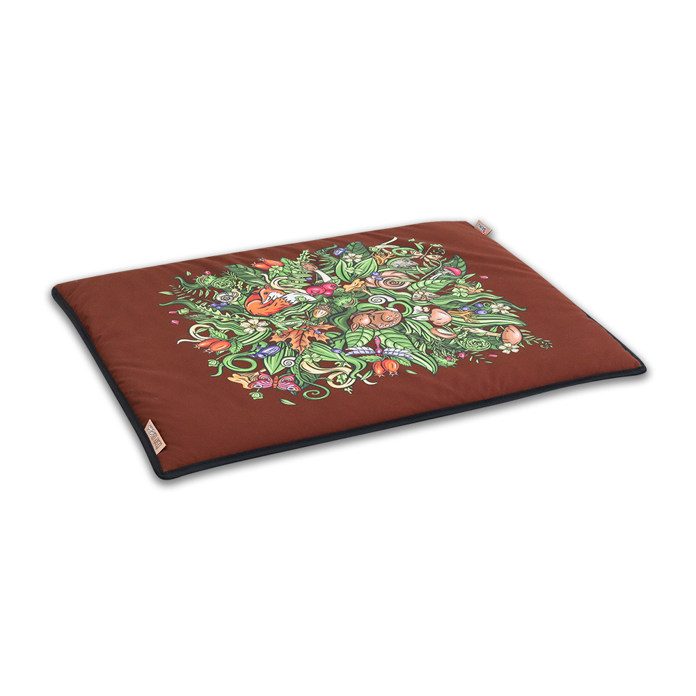 Akinu ČESKÝ LES podložka Z LESA A KAPRADÍ M 85x65 cm Barva: Zelená Obrázek