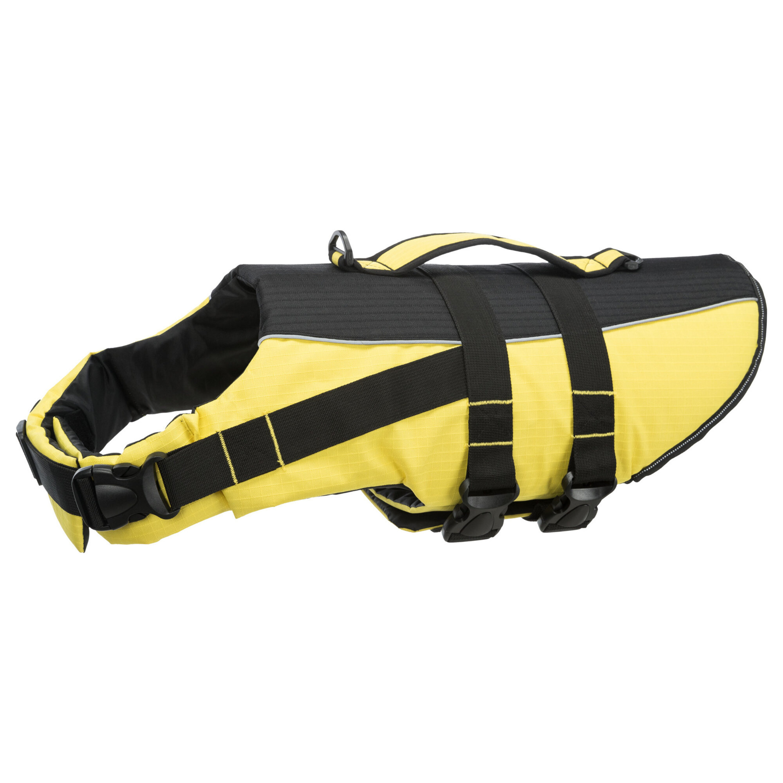 Trixie Life Vest plavací vesta pro psa M 45 cm: 45-72 cm, do 30kg žluto/černá Obrázek