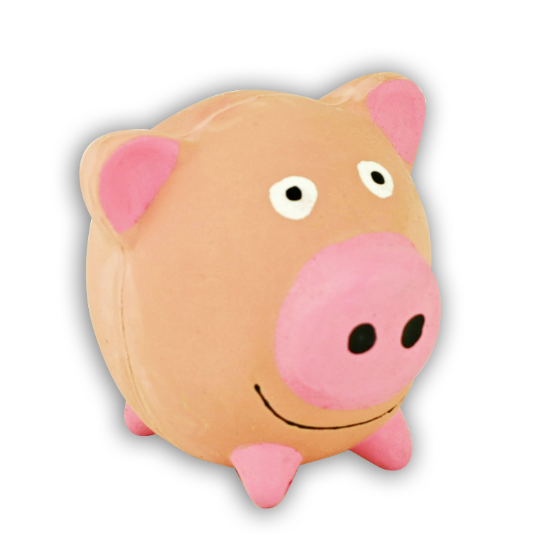 Akinu hračka pro psa latex piggy 10cm Obrázek