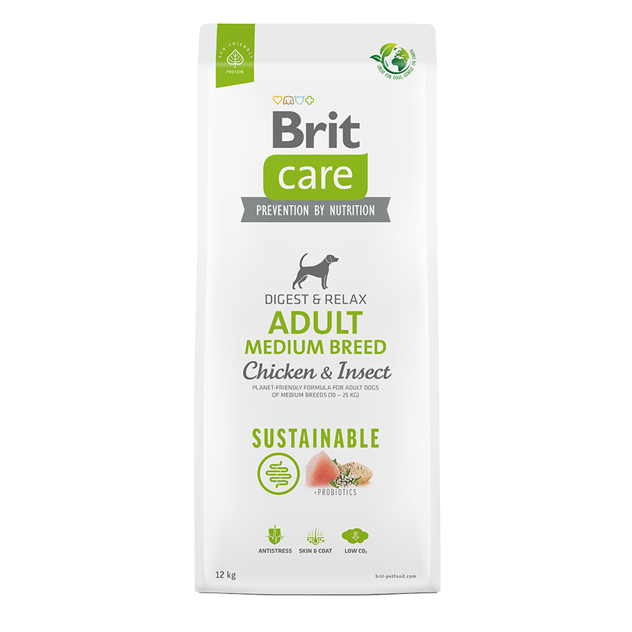 Brit Care Dog Sustainable Adult Medium Breed, 12 kg Obrázek