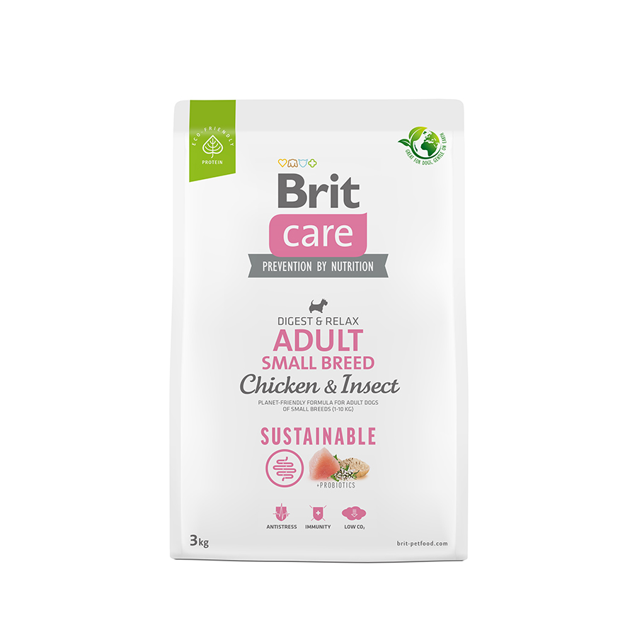 Brit Care Dog Sustainable Adult Small Breed 3kg Obrázek