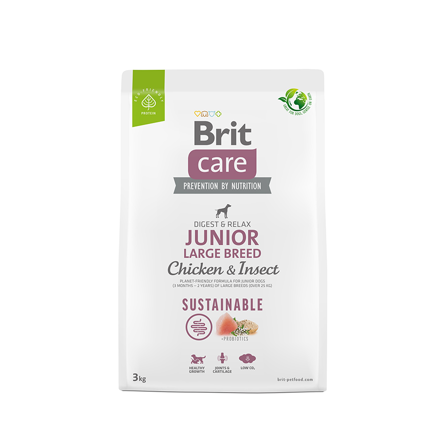 Brit Care Dog Sustainable Junior Large Breed, 3 kg Obrázek