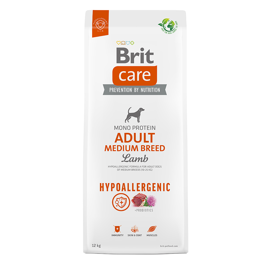 Brit Care Dog Hypoallergenic Adult Medium Breed, 12 kg Obrázek