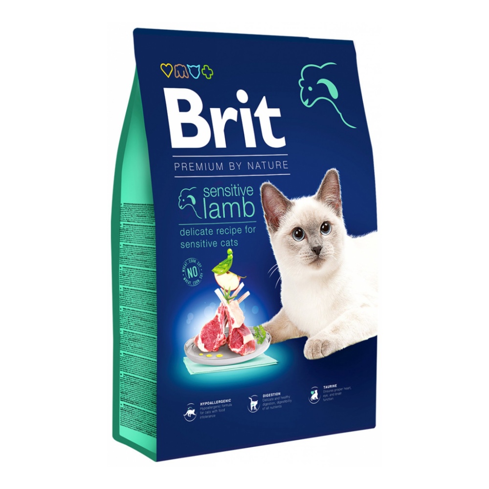 Brit Premium Cat by Nature Sensitive Lamb 8kg Obrázek