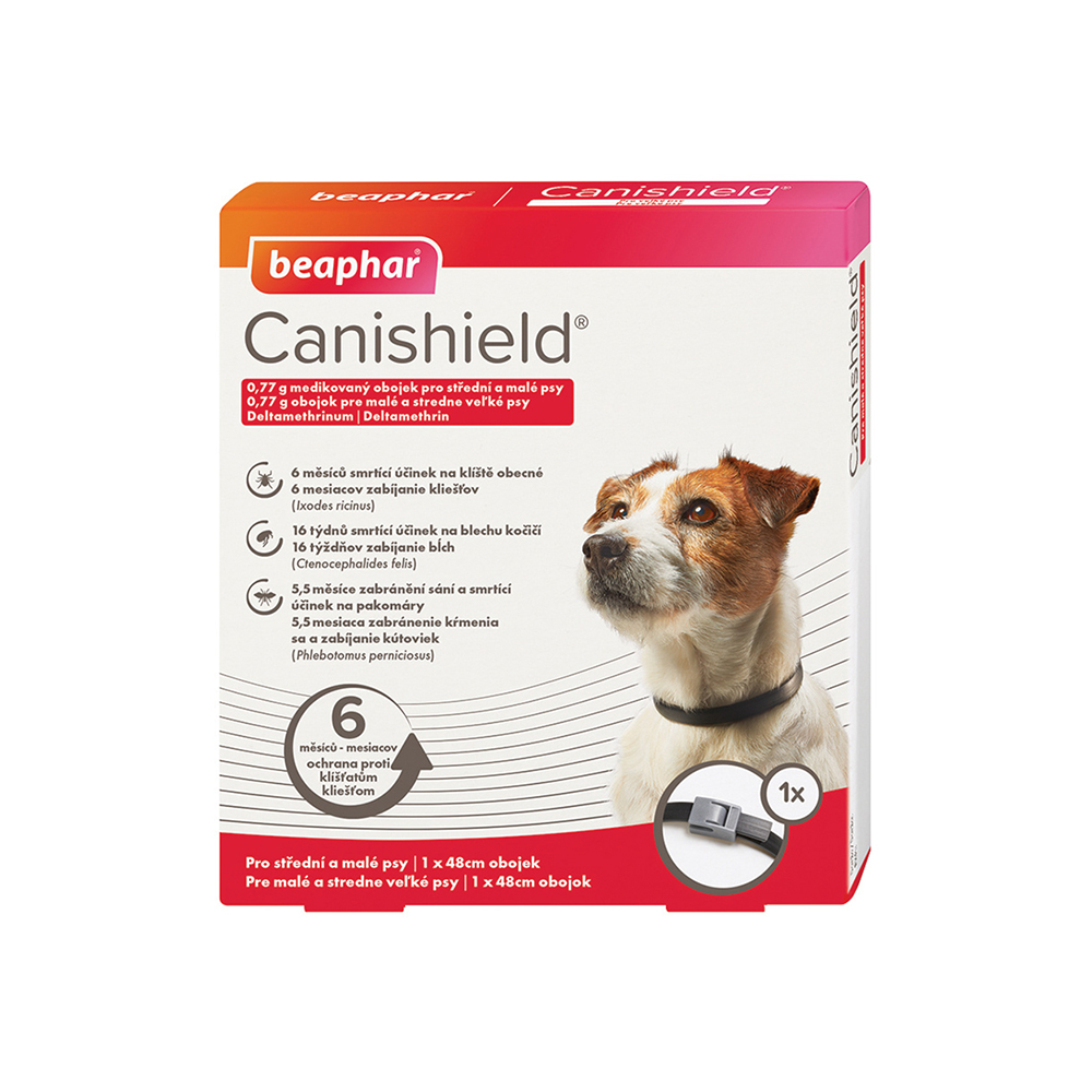 Beaphar Obojek antipar. pes Canishield 48cm 1ks Obrázek