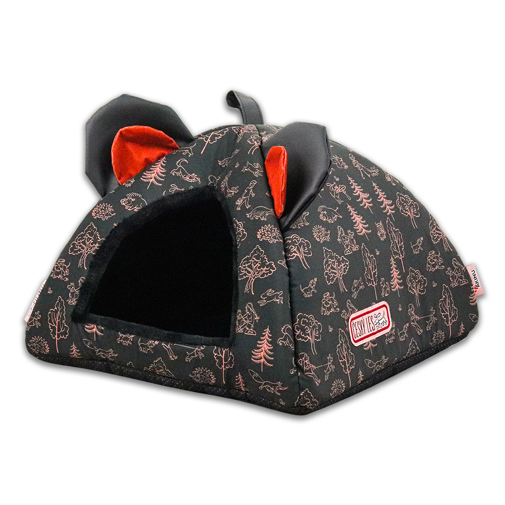 Akinu ČESKÝ LES kukaň 45x40x43 cm Barva: Červená Obrázek