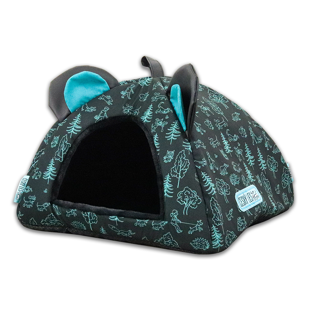 Akinu ČESKÝ LES kukaň 45x40x43 cm Barva: Červená Obrázek