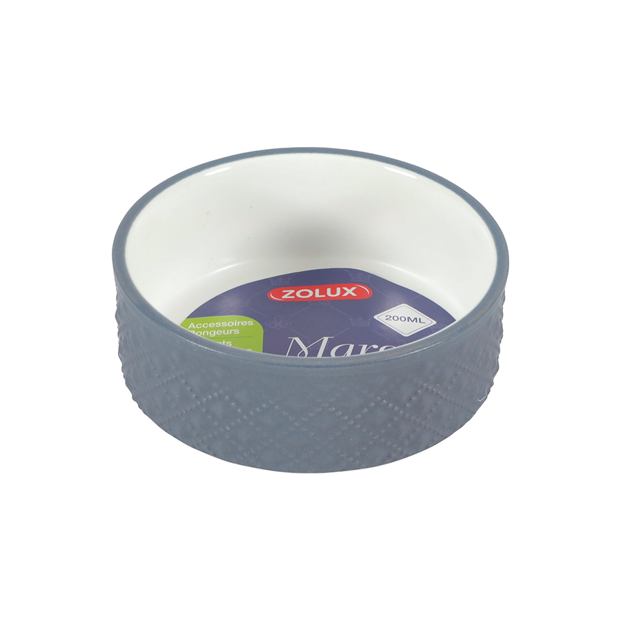 Zolux miska keramická MARGOT hlodavec 200ml Barva: Červená Obrázek