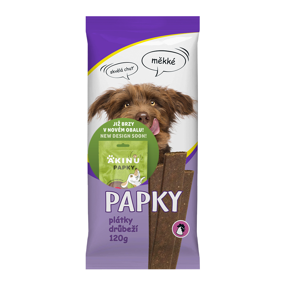 PAPKY drůbeží plátky 120 g Obrázek
