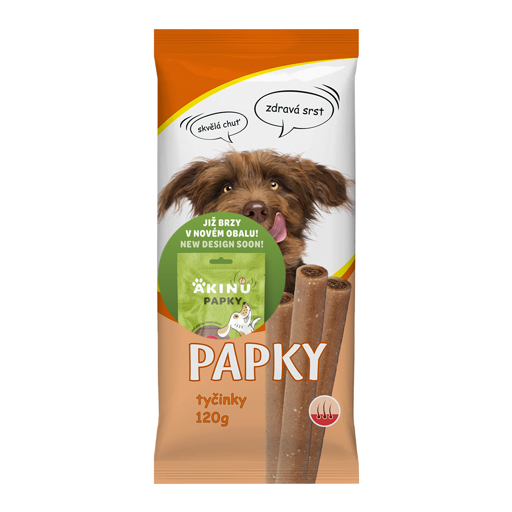 PAPKY tyčinky na srst a kůži 120 g Obrázek