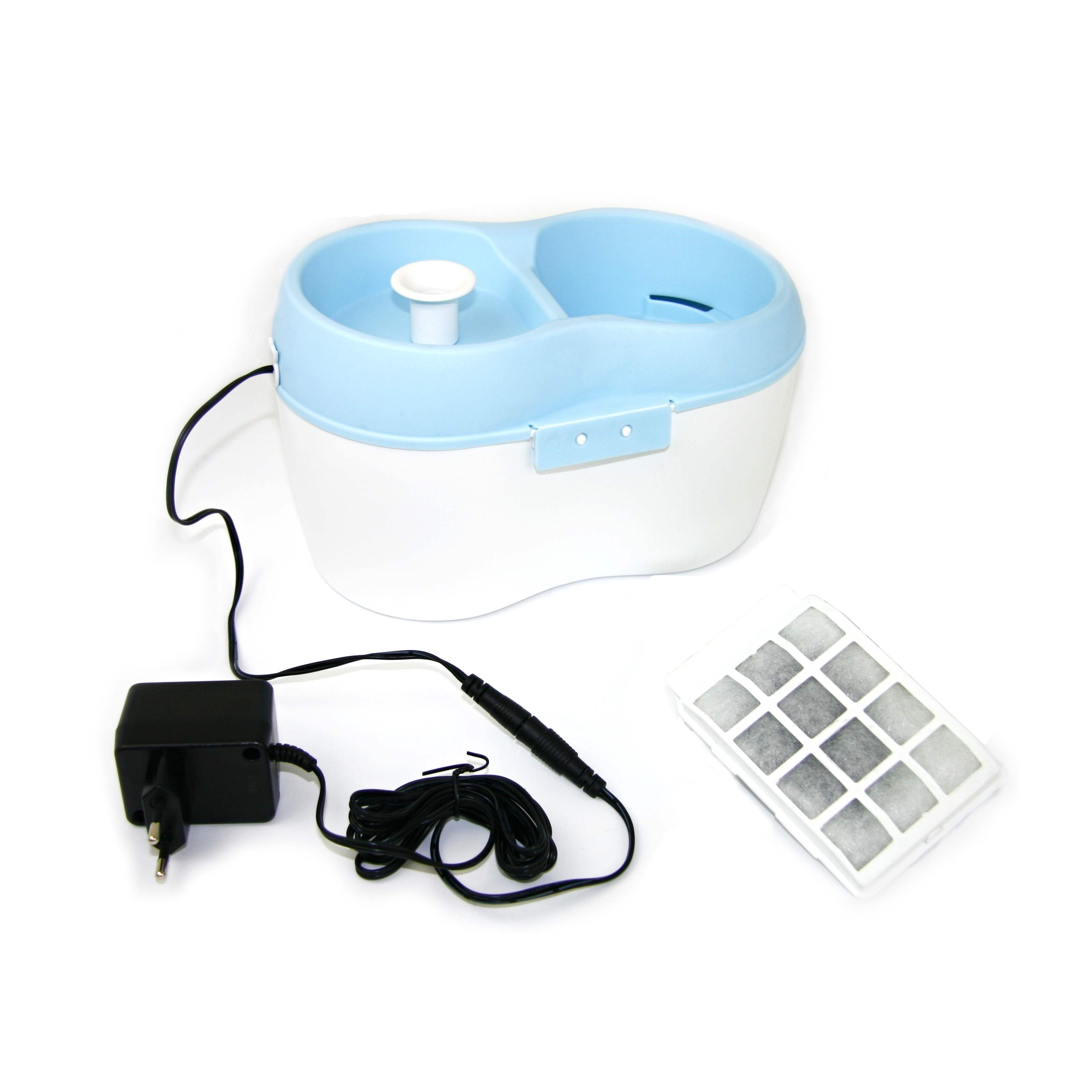 Akinu Cat H2O fontána pro kočky a malé psy, adaptér 12V Obrázek