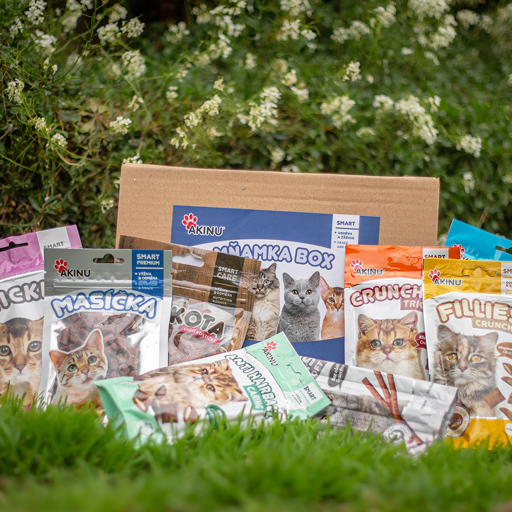 Akinu Mňamka box pro kočky Obrázek