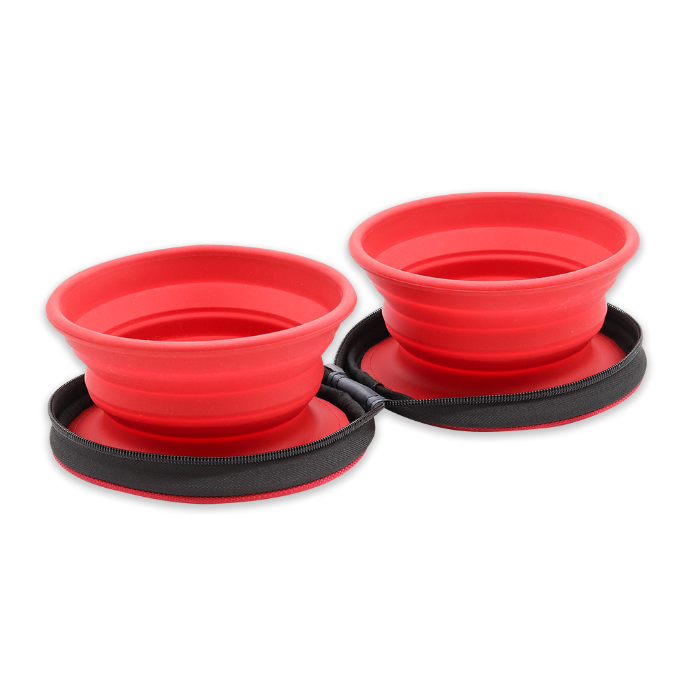 Akinu ČESKÝ LES miska cestovnÍ 2x350ml Barva: Červená Obrázek