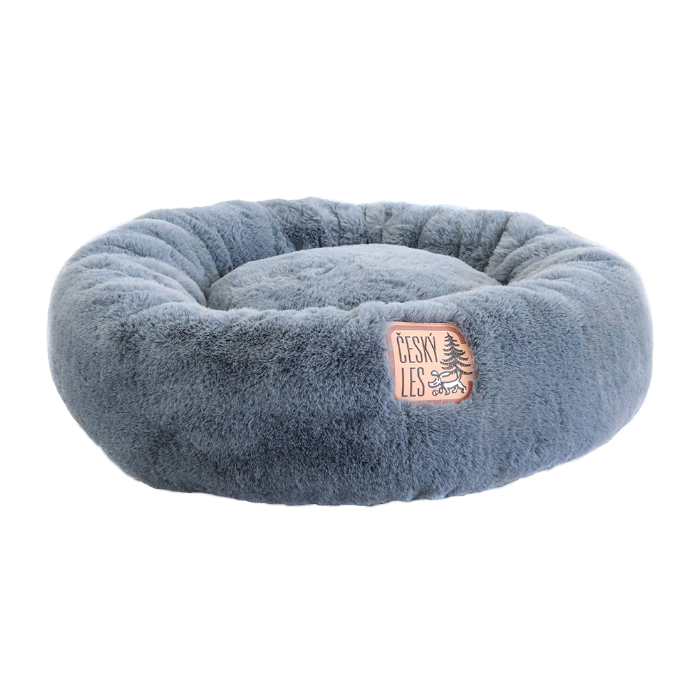 Akinu ČESKÝ LES plyšový donut L 75 cm Barva: Šedá Obrázek