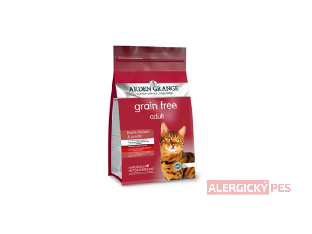 Arden Grange Adult Cat with fresh Chicken & Potato grain free (Hmotnost 400 g)
