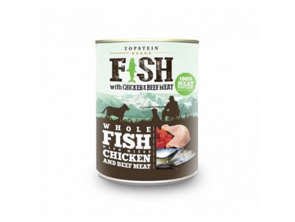 3141 topstein fish with chicken and beef meat 800g