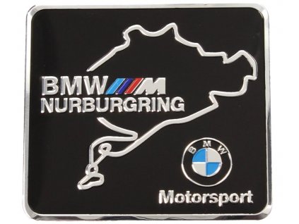 2021 05 05 12 29 25 Kovová samolepka BMW Nurburgring Motorsport 6 x 5,5 cm SLEVOVAR.CZ