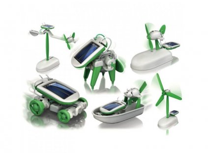 Solární robot Robot Kits 6v1