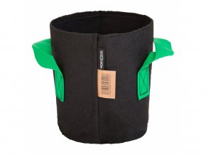 14726 3 liter fabric pot black green 15x17cm 2 1