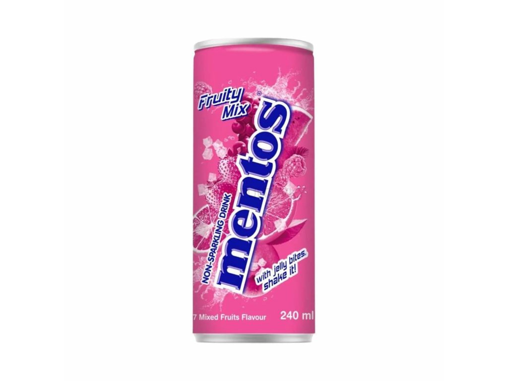 vyr 3964 mentos fruity mix flavour 240ml nonsparkling drink with jelly bites