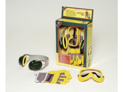 Dětské nářadí Klein Bosch, set sluchátka rukavice brýle