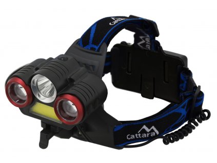 LED čelovka Cattara TRIO 670lm nabíjecí