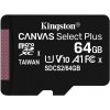 Paměťová karta Kingston Canvas Select Plus A1 64GB microSDXC, Class 10, 100MB/s, bez adaptéru