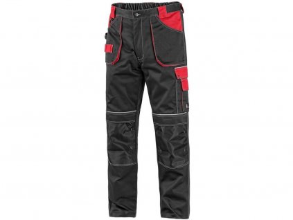 Pánské kalhoty CXS ORION TEODOR, černo-červené