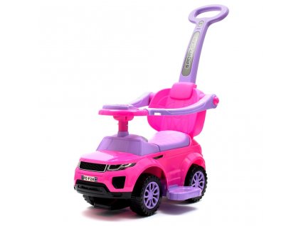 Dětské hrající jezdítko 3v1 Baby Mix růžové