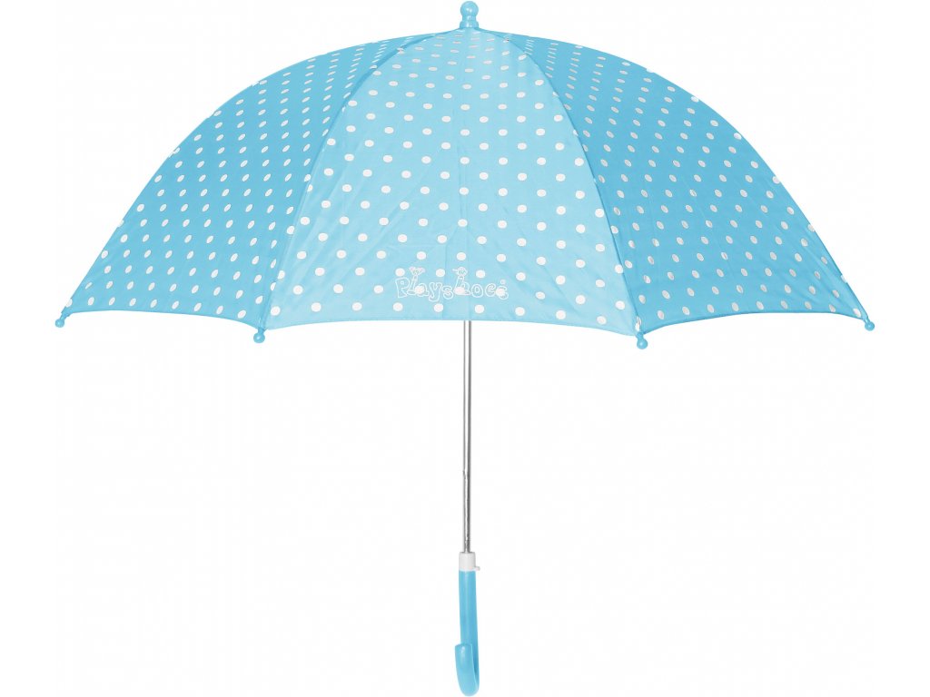 Detský dáždnik - Bodka 70cm, farba tyrkysová