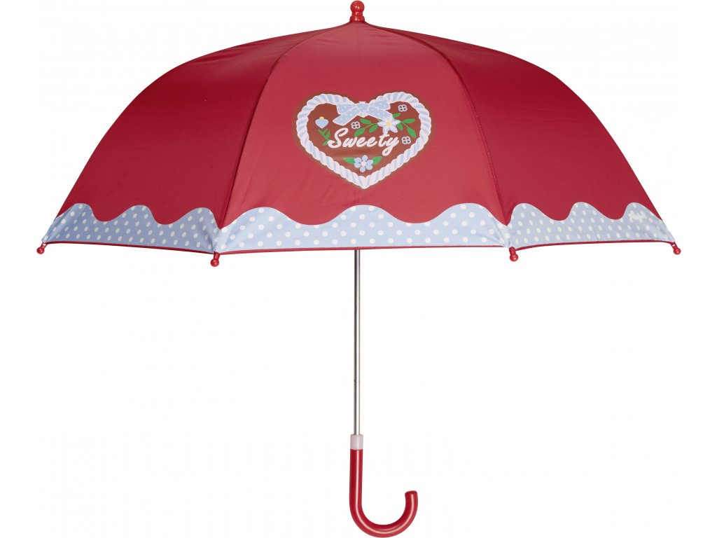 PLAYSHOES Detský dáždnik Sweety  70cm červený