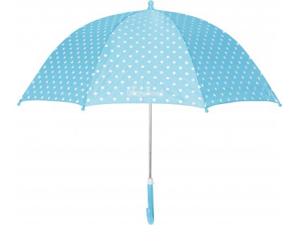 Detský dáždnik - Bodka 70cm, farba tyrkysová