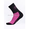 Surtex ponožky 70% Aerobic Merino dětské/dospělé - růžová/černá