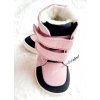 Baby Bare Shoes Winter barefoot pink ruzova