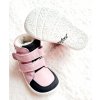 Baby Bare Shoes Winter barefoot pink ruzova 2