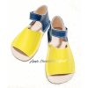 Zeazoo Coral barefoot sandalky Navy Yellow 1