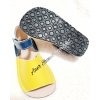 Zeazoo Coral barefoot sandalky Navy Yellow 2