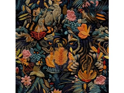  Embroidered wild