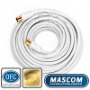 Mascom anténní kabel 7173-075EW, konektory IEC 7,5m