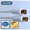 Mascom anténní kabel 7173-050E, konektory IEC 5m