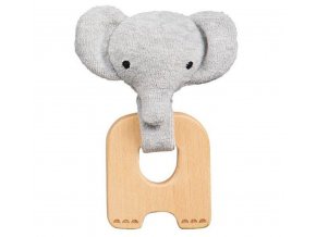 Dřevěné kousátko slon Petitcollage