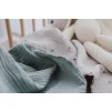 Bavlněná deka pro miminko MUŠELÍN ooh noo zelená