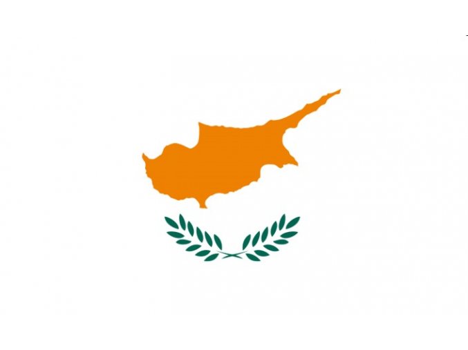 Vlajka Kypr o velikosti 90 x 150 cm