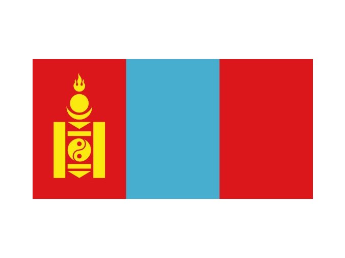 Vlajka Mongolska o velikosti 90 x 150 cm